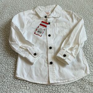 Cat & Jack 4T button down long sleeve shirt